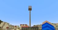 A custom piston that extends to several blocks (Image via u/MrMakistein Reddit)